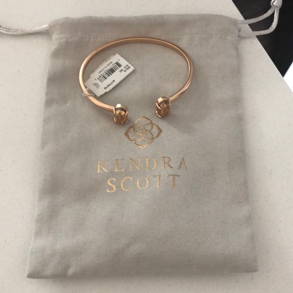 Malia gold bangle bracelet by Kendra Scott - Picture 1 of 3